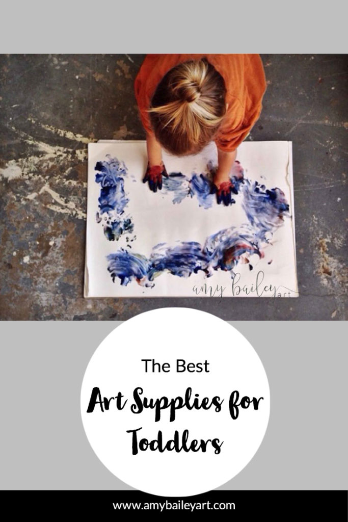 A list of the best art supplies for toddlers