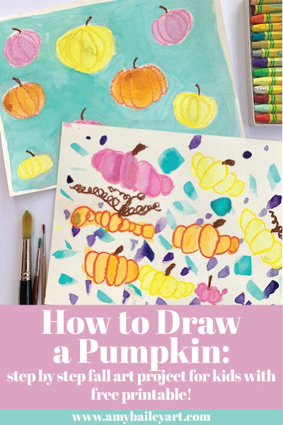 how to draw a pumpkin