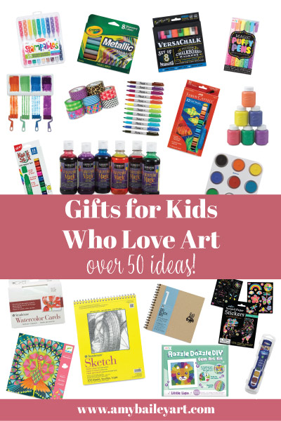 gifts for kids who love art