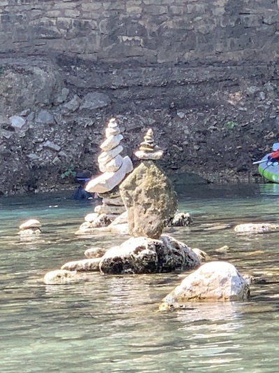 cairns at Barton Springs. 